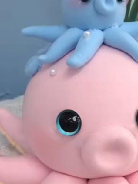 粘土大章鱼亲子手工