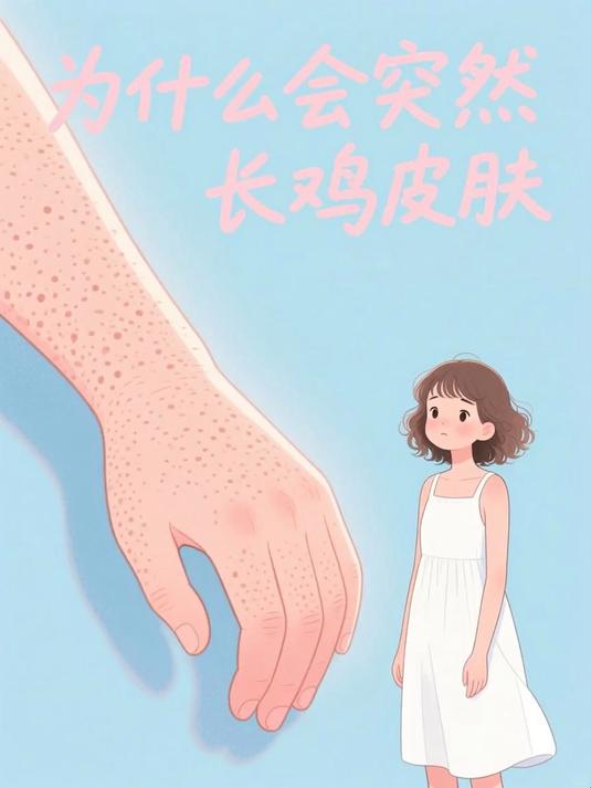 为什么会突然长鸡皮肤 #健康扬帆季#