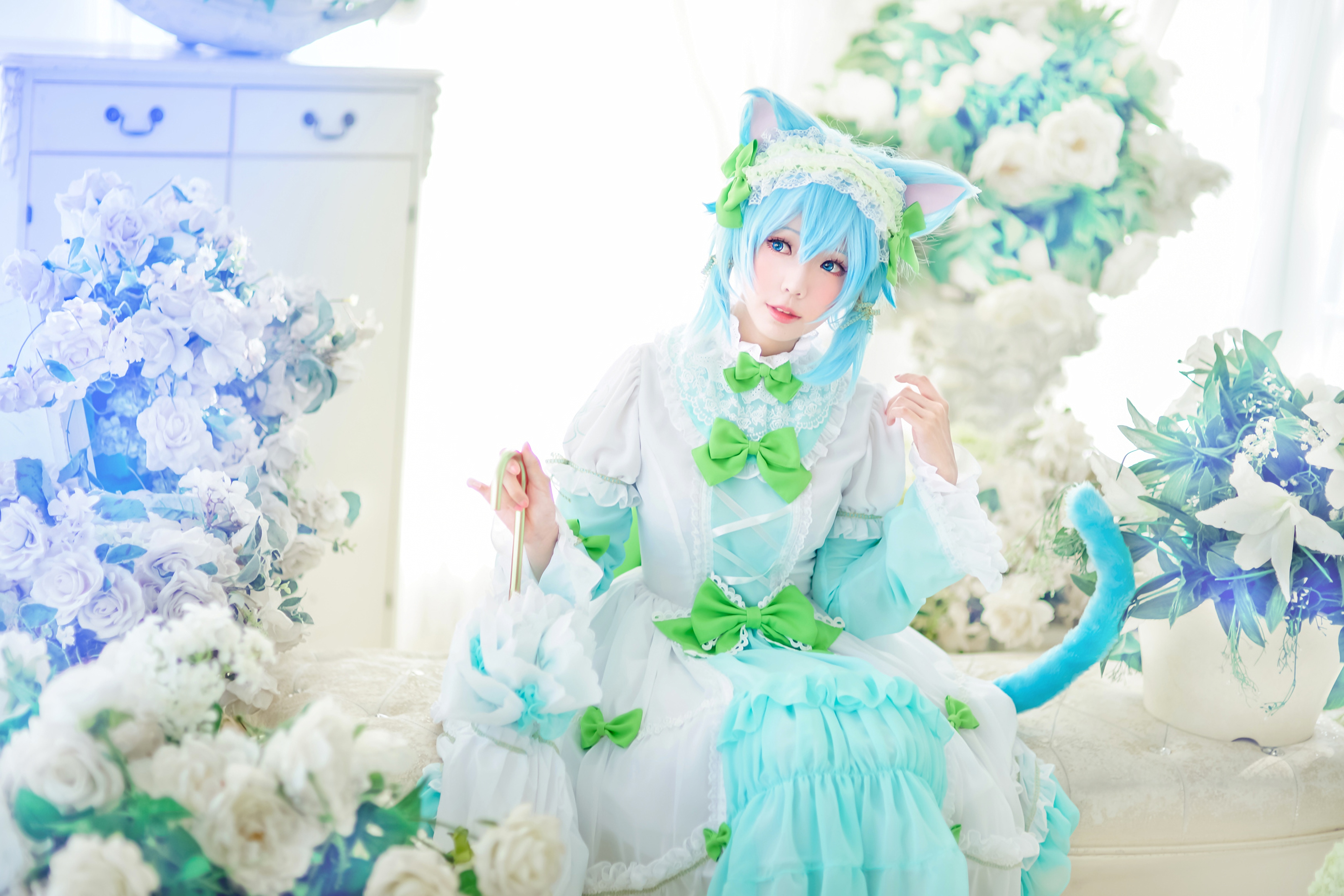 图片[13]-Ely_eee(ElyEE子) NO.042 — 猫耳下午茶[24P46M]-六色网