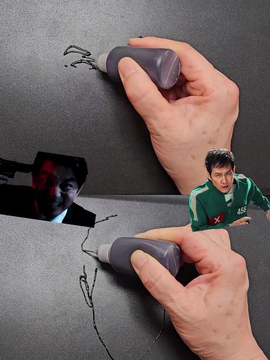 神奇的煎饼绘画!