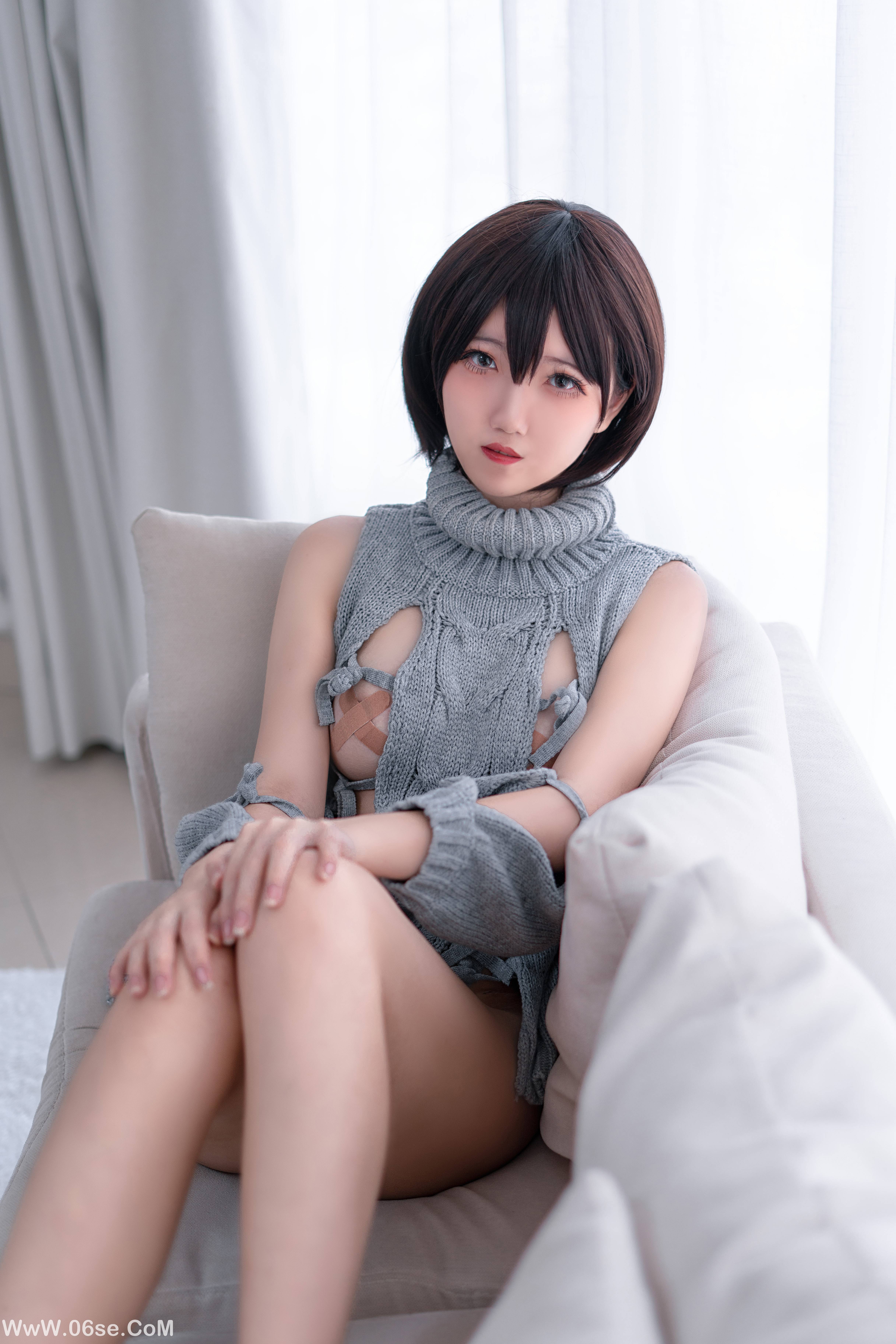 图片[4]-阿薰kaOri NO.001 – 露背毛衣[20P105M]-六色网