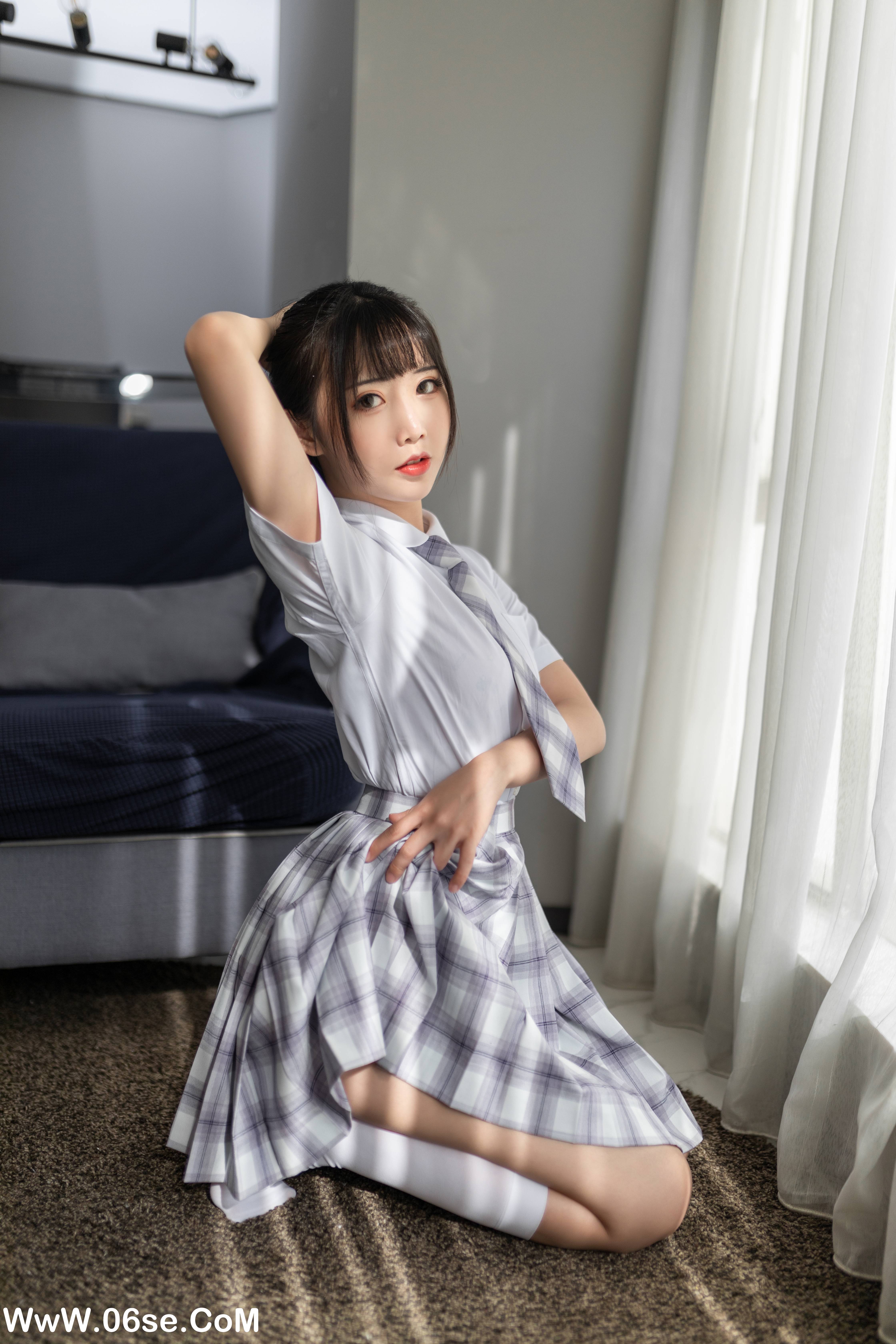 图片[11]-Coser面饼仙儿 NO.030 – 制服少女[40P537M]-六色网