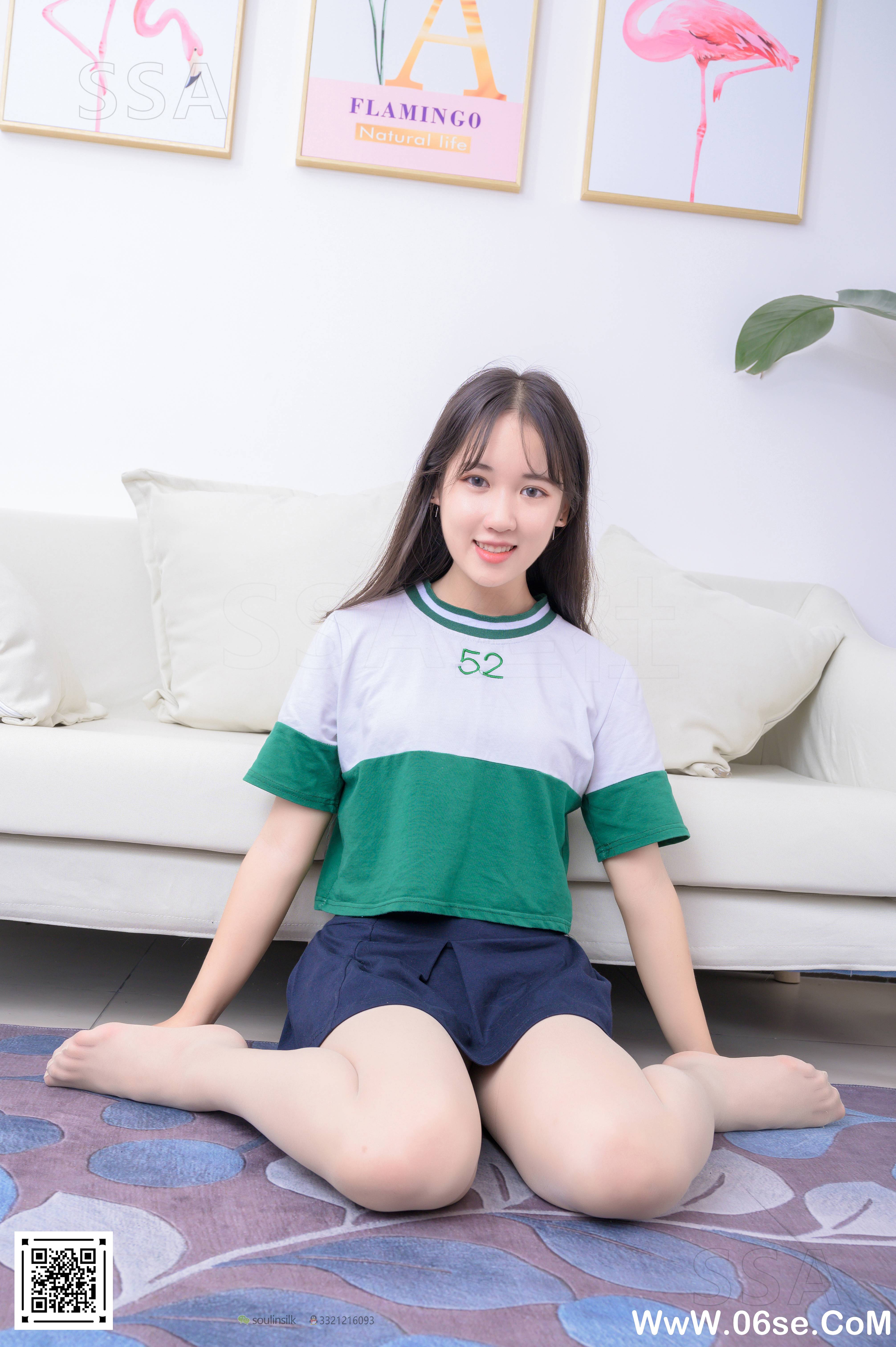 图片[87]-[SSA丝社] NO.216 小夏 齐臀短裙（下）[99P1.28G]-六色网