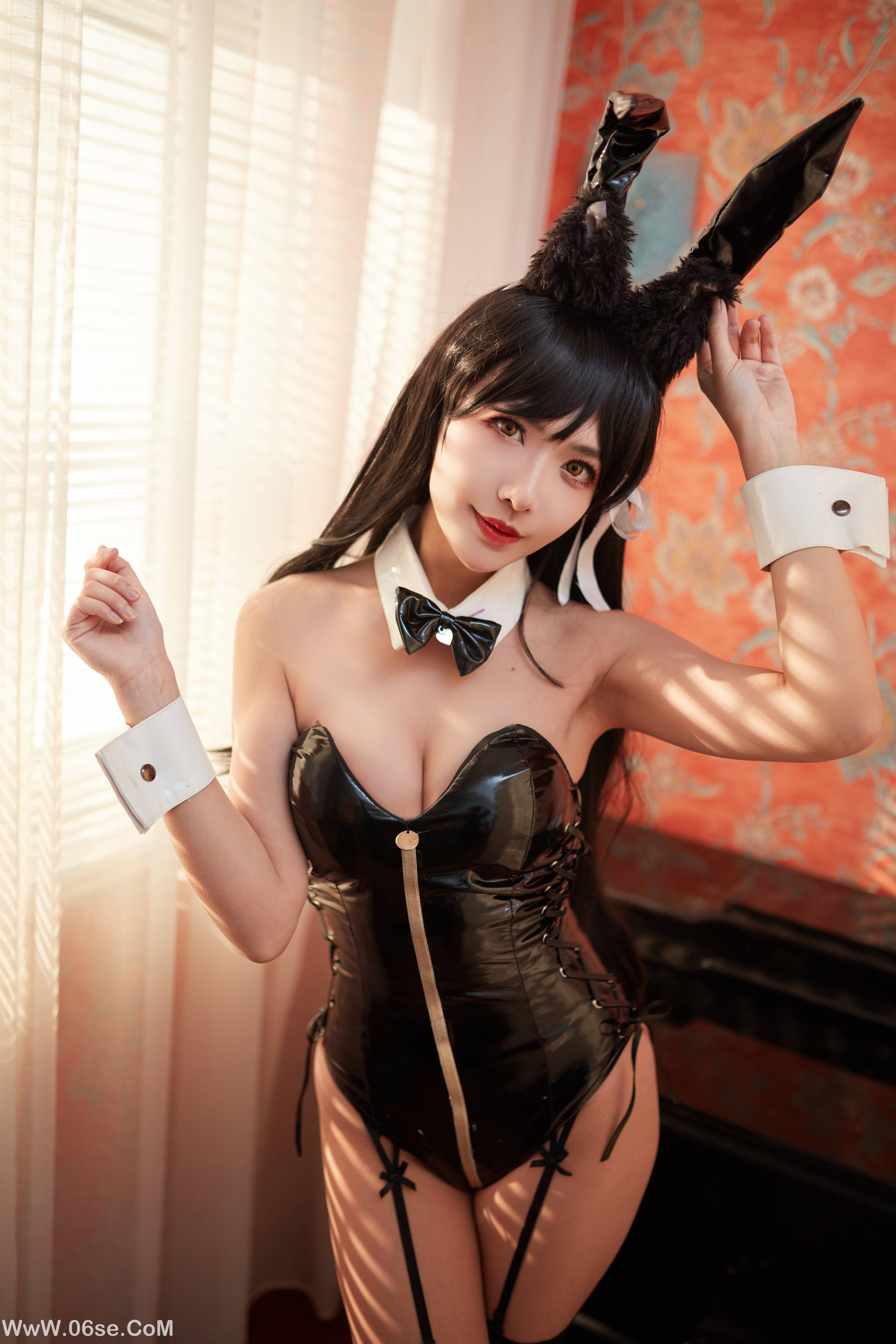 图片[4]-源纱希喵喵喵 NO.009 爱宕兔女郎 [31P735M]-六色网