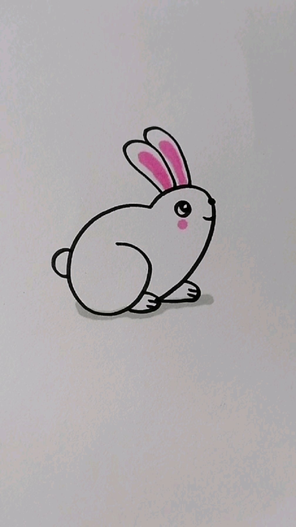 可爱的小兔子简笔画