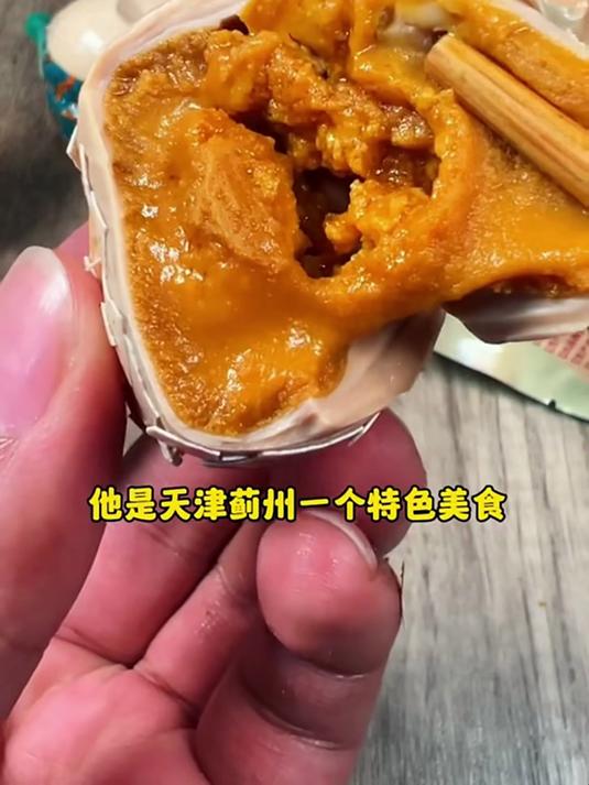 堪比蟹黄一样的麻酱鸡蛋你吃过吗,口感沙沙糯糯,蛋黄起沙流油!