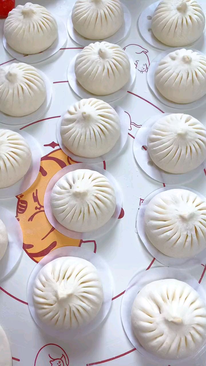 包包子慢动作手法 还不会包的姐妹多看视频 多练习就会了