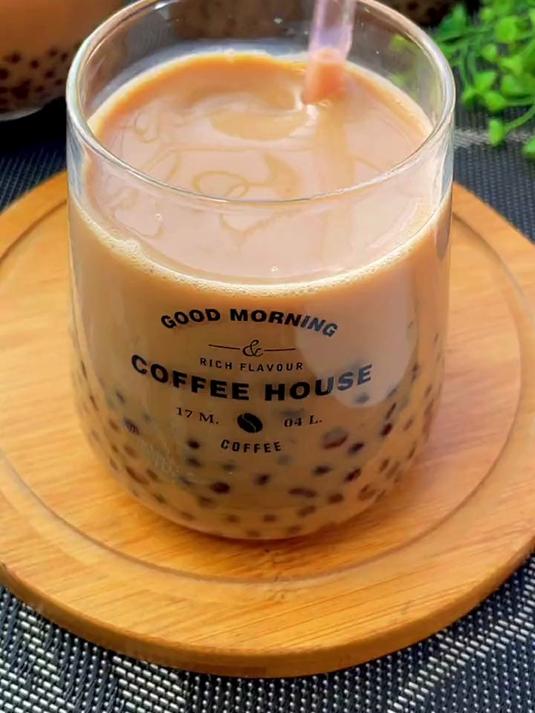 #在家做美食#在家做珍珠奶茶太简单了