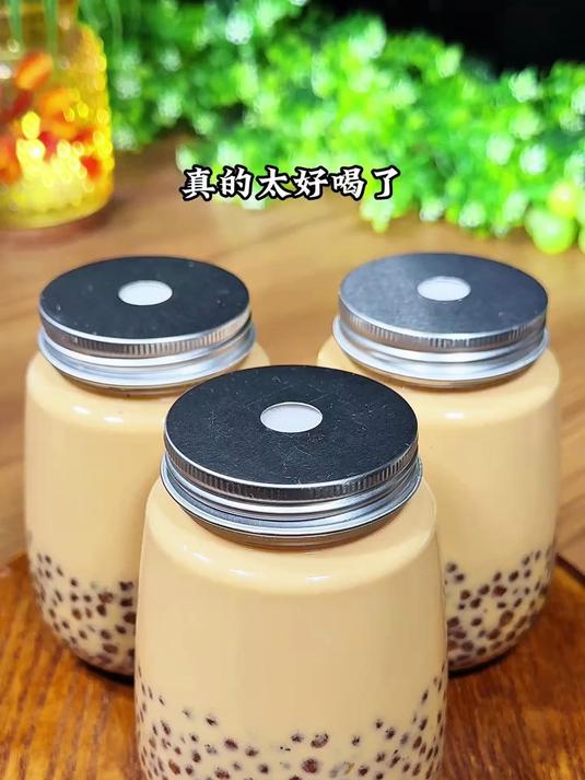 小朋友爱喝的小珍珠奶茶,自己在家做