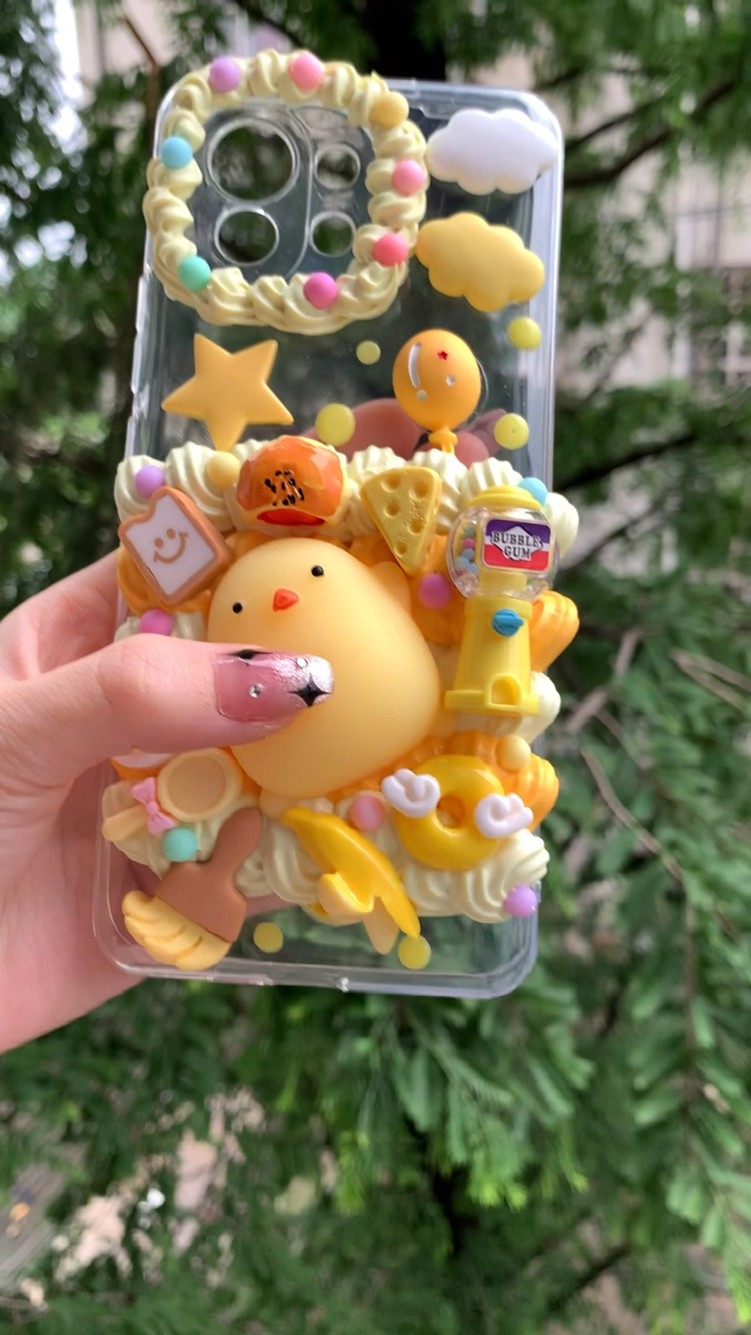 小鸡奶油胶手机壳