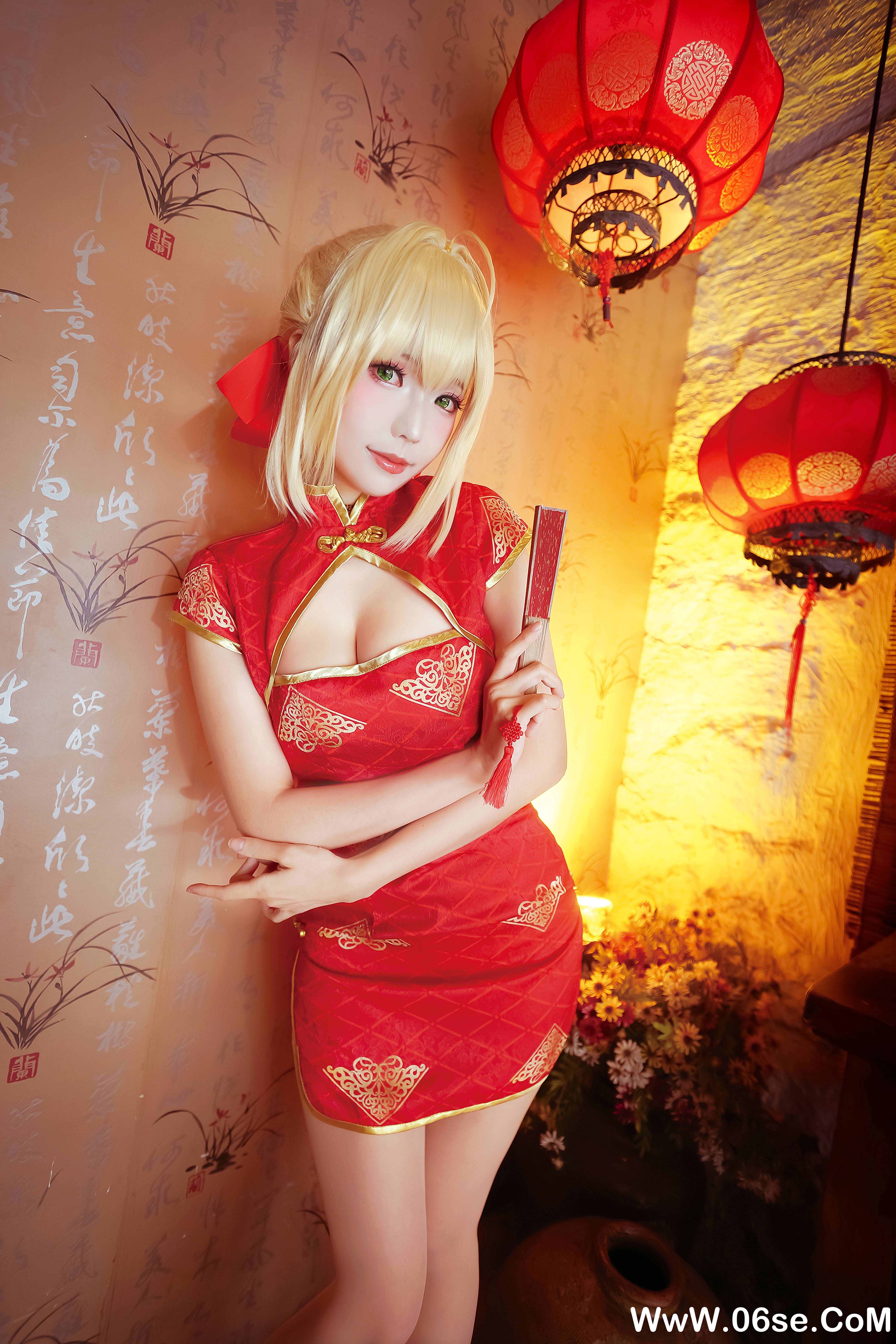 图片[5]-Ely_eee(ElyEE子) NO.029 — 尼禄 红旗袍[21P128M]-六色网