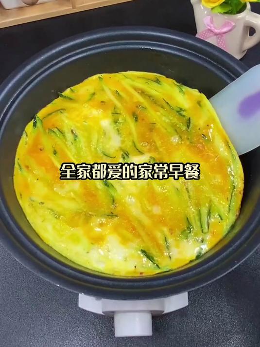 黄瓜鸡蛋饼，低卡营养早餐首选