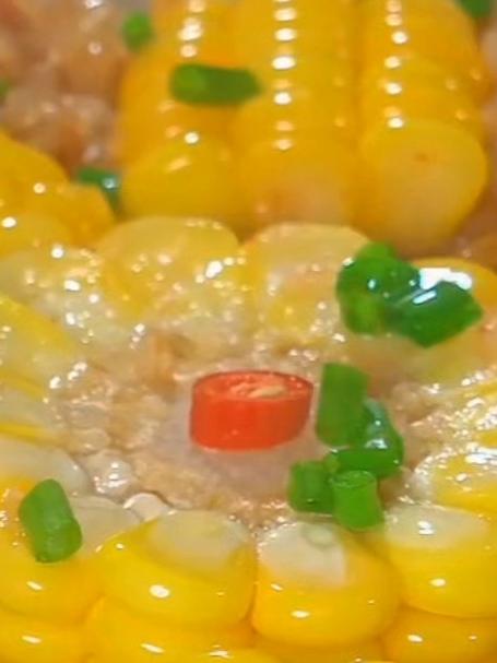这是最近比较火的玉米蒸排骨做法