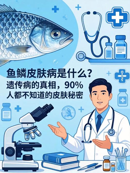 鱼鳞皮肤病是什么？遗传病的真相，90%的人都不知道的皮肤秘密