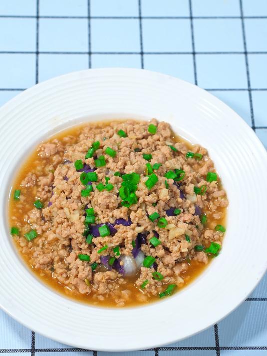 月子餐肉末蒸茄子