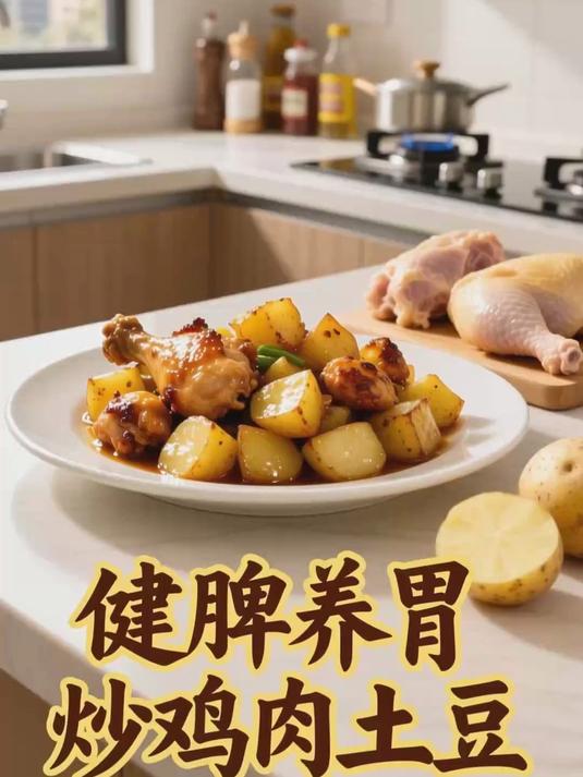 炒鸡肉土豆 健脾养胃补能量