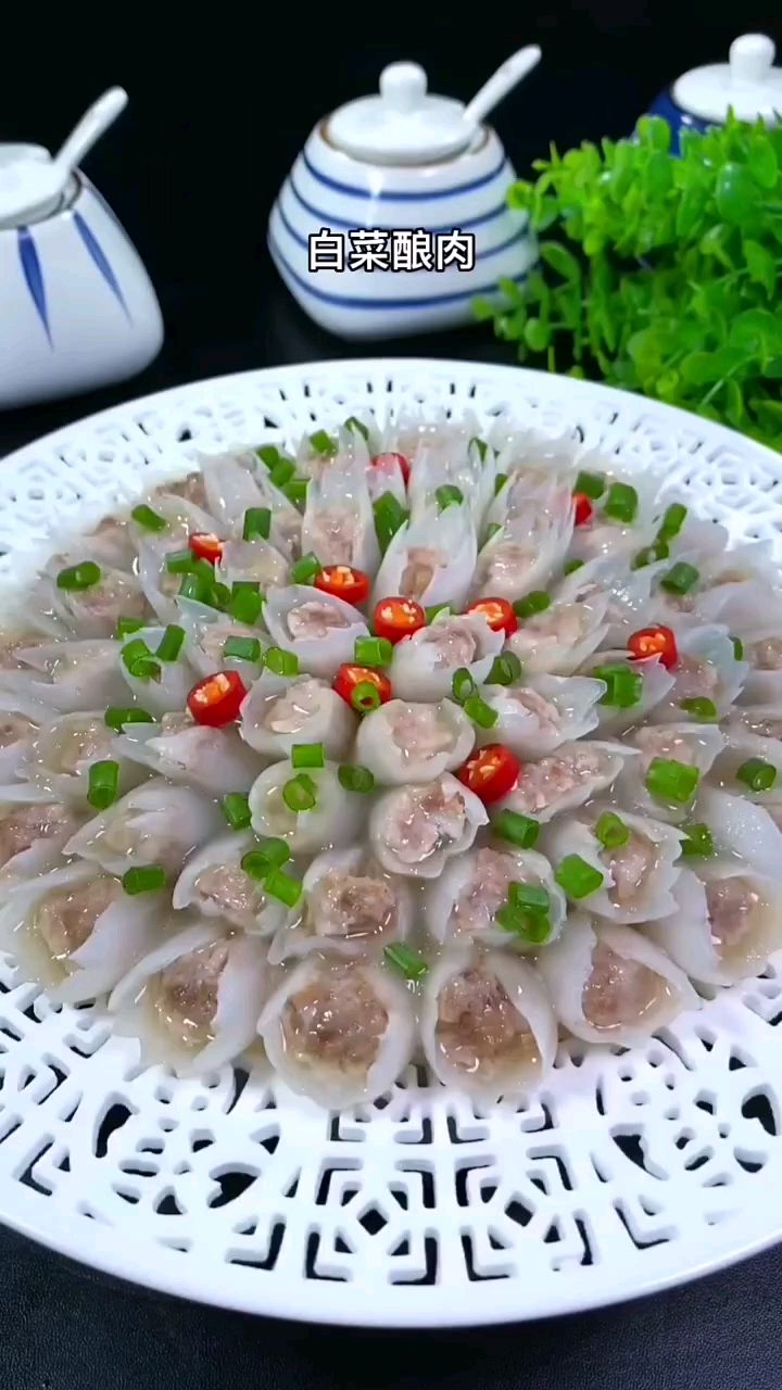 白菜酿肉 年夜饭美食