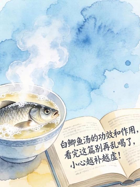 白鲫鱼汤的功效和作用，看完这篇别再乱喝了，小心越补越虚！