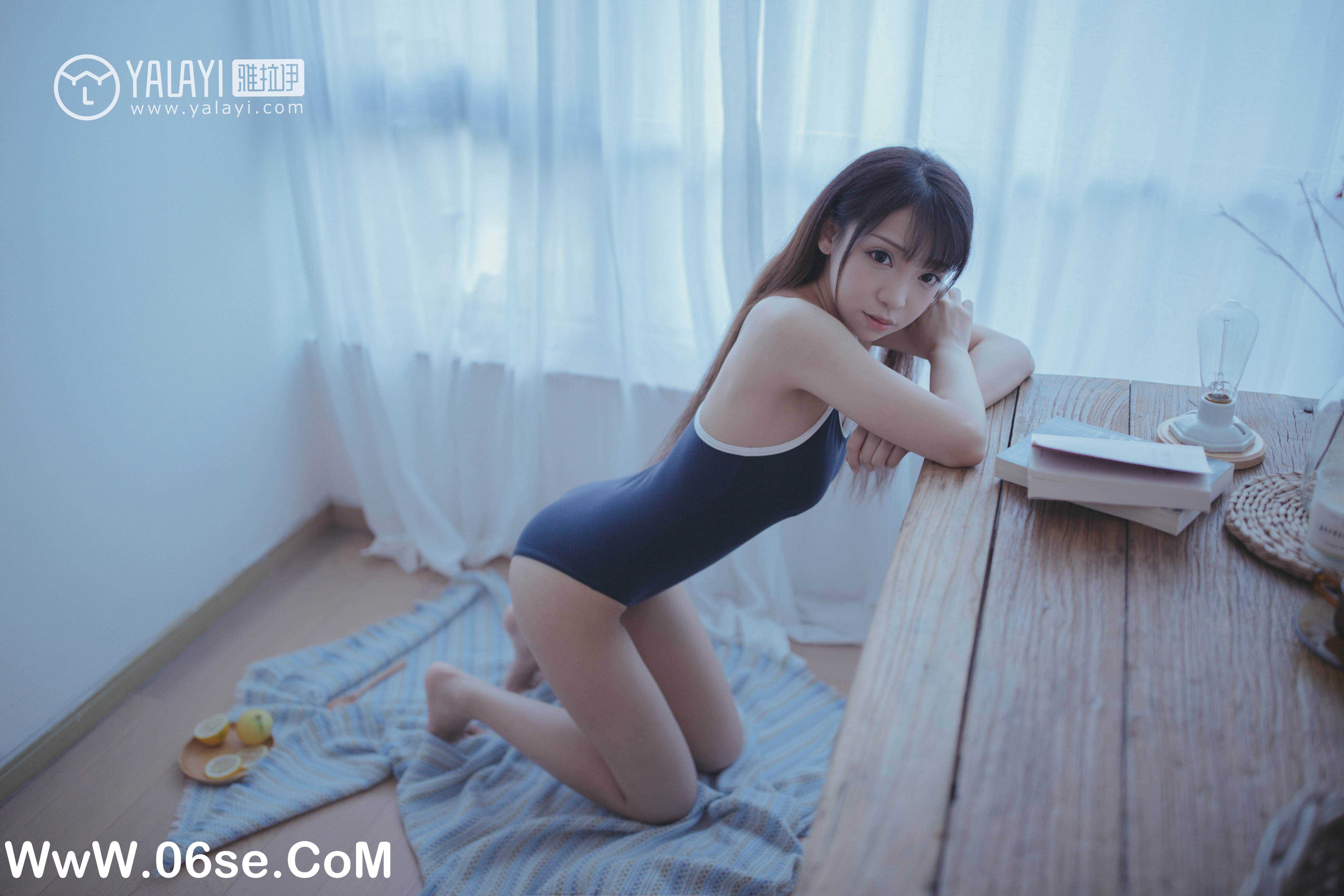 图片[7]-[YALAYI雅拉伊] NO.068 蓝帘幽梦 水花儿-六色网