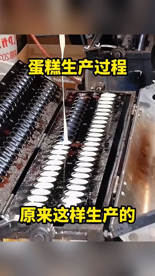 蛋糕生产过程,原来这样生产的!