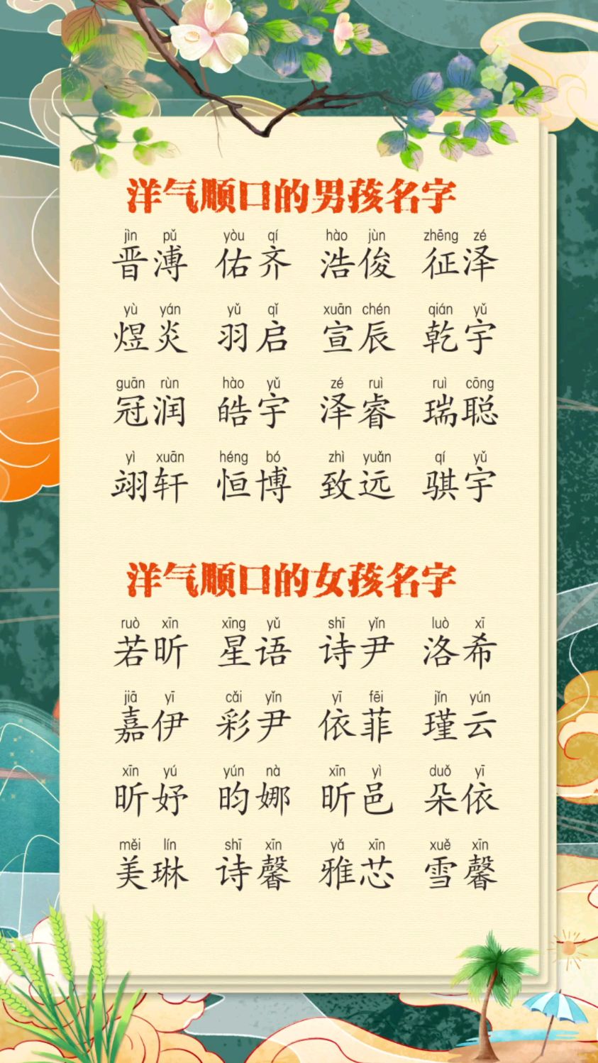 男孩古风有诗意的名字大全,好听顺口