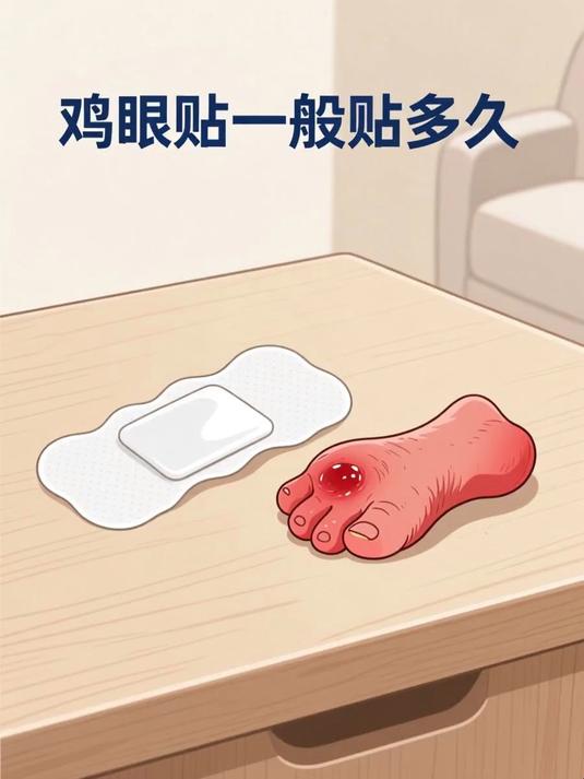 鸡眼贴一般贴多久 #健康扬帆季#