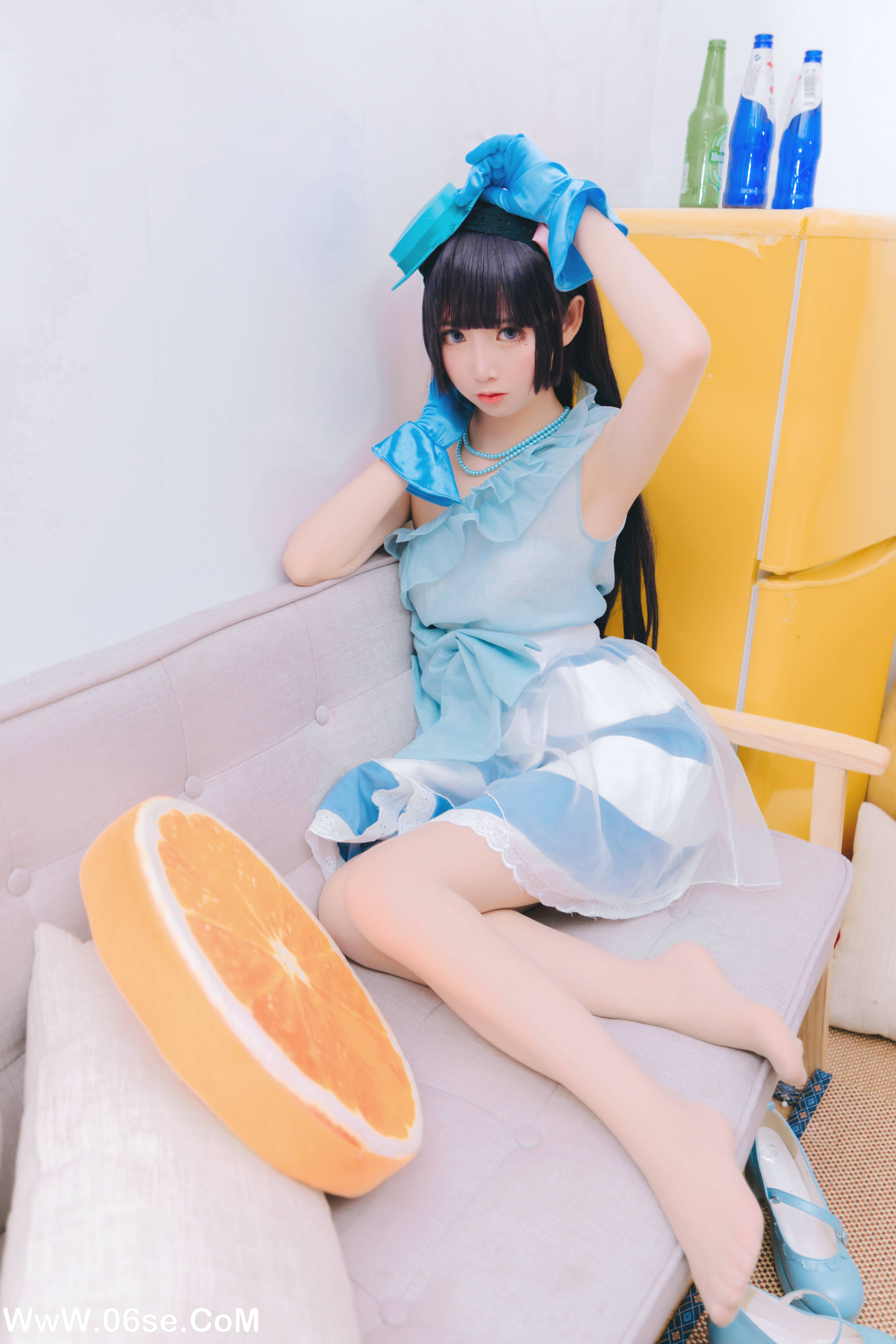 图片[9]-Coser面饼仙儿 NO.018 – 黑猫打歌服[12P128M]-六色网