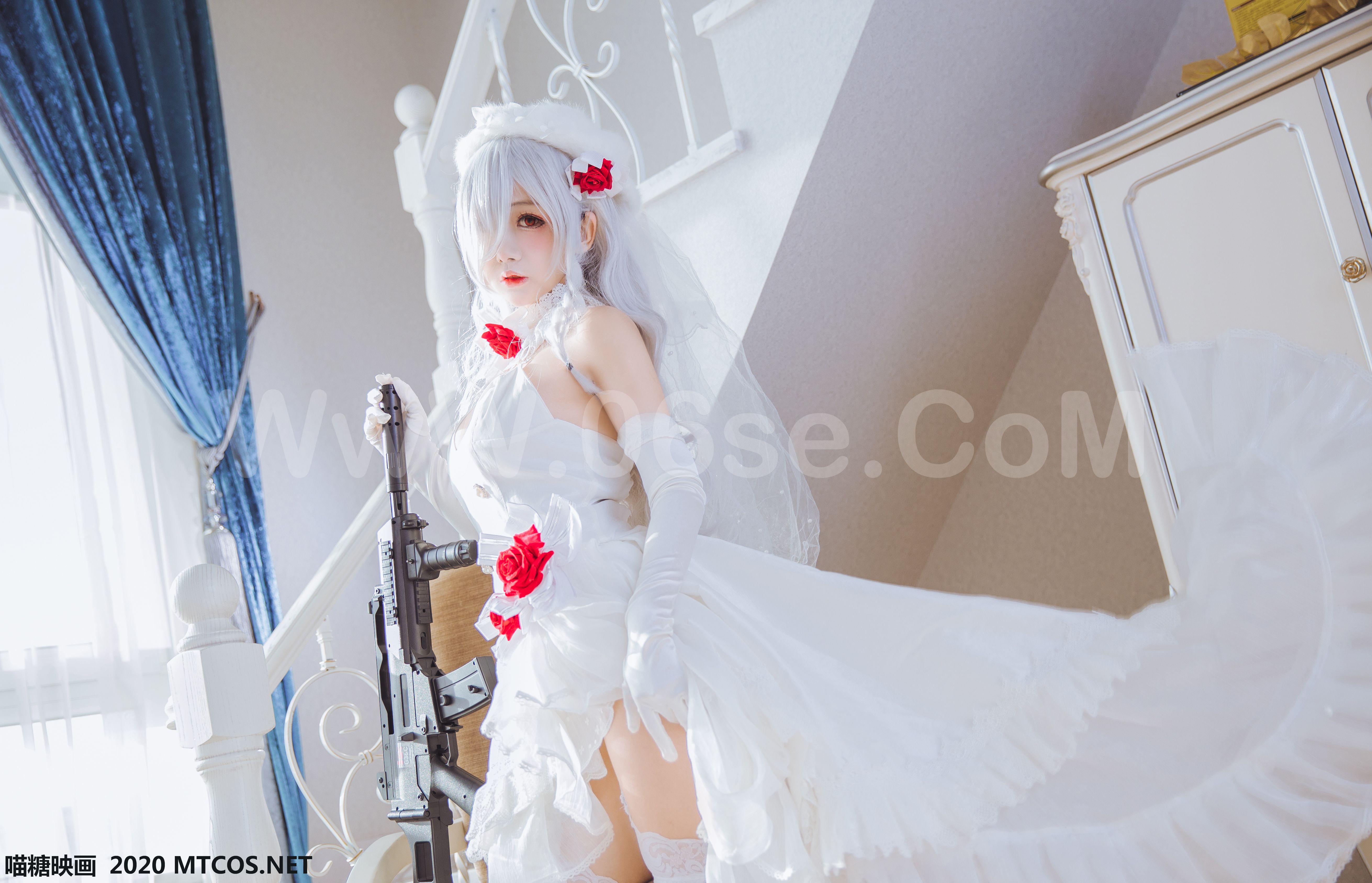 图片[6]-[MTCos] 喵糖映画 Vol.123 花嫁COS-六色网