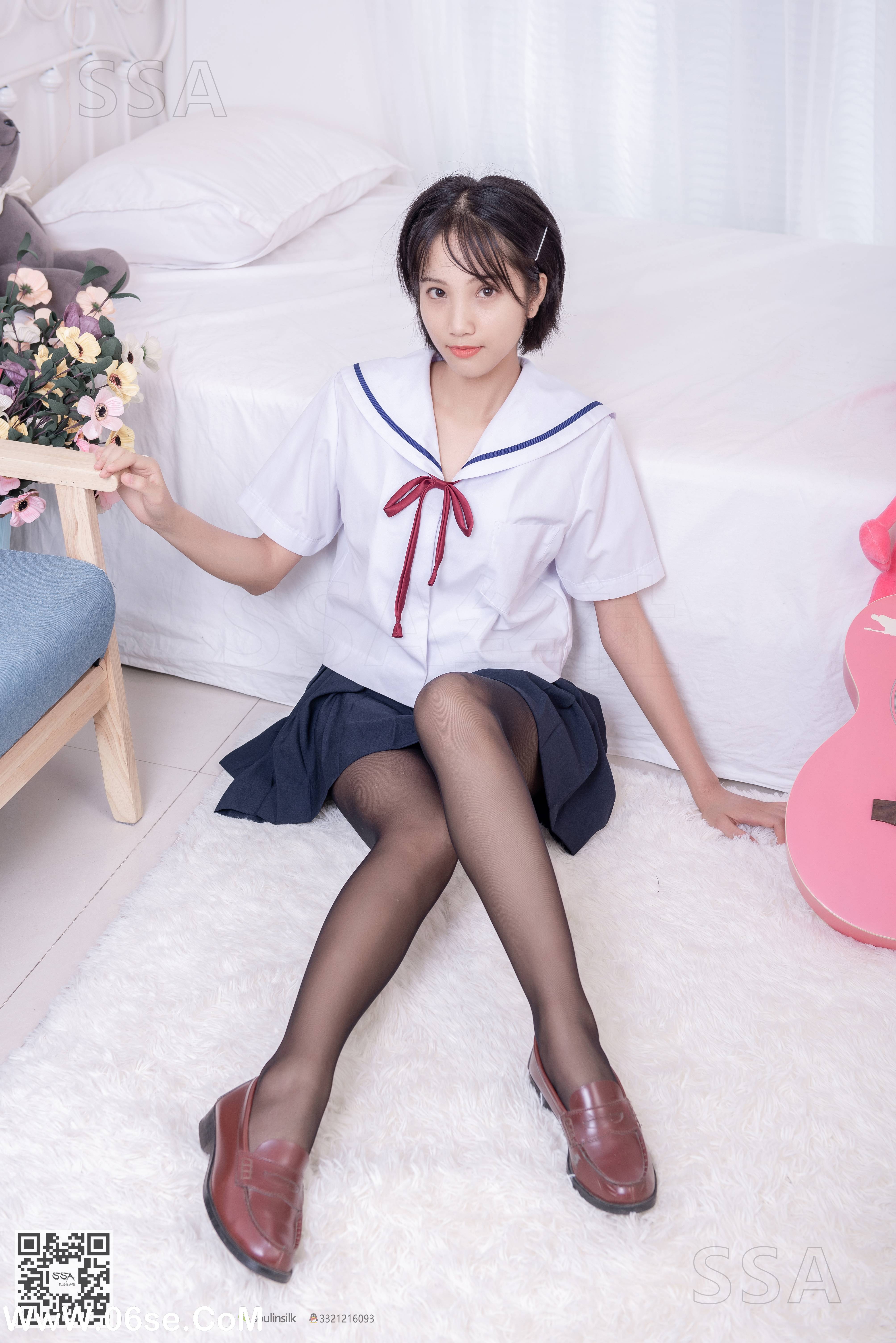 图片[11]-[SSA丝社] NO.169 小佩 JK制服黑丝[148P1.68G]-六色网