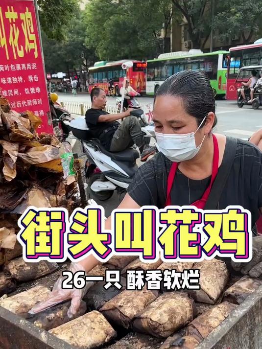 26一只的街头叫花鸡!也太太太香了吧～