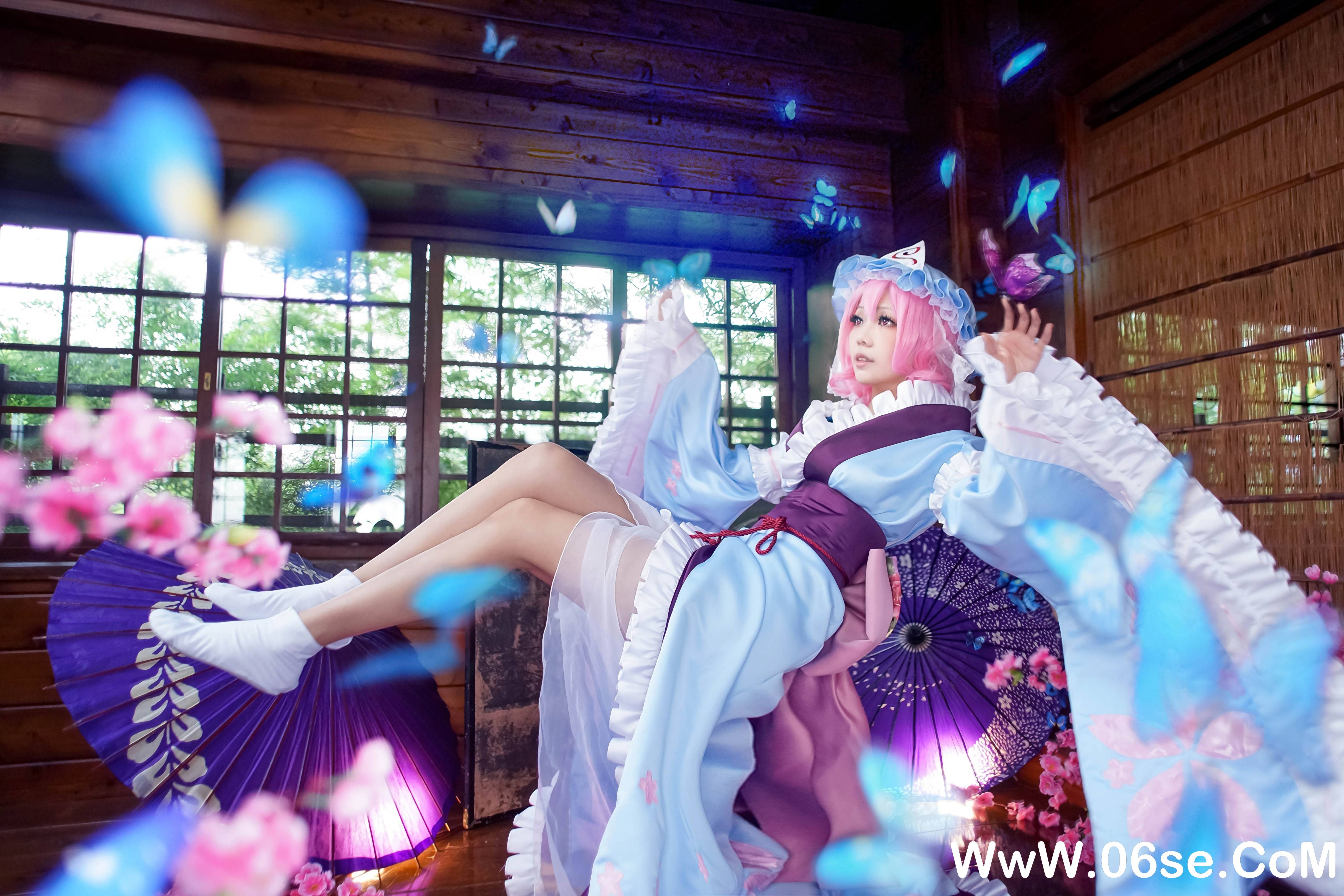 图片[25]-Ely_eee(ElyEE子) NO.058 — 西行寺幽々子[89P215M]-六色网