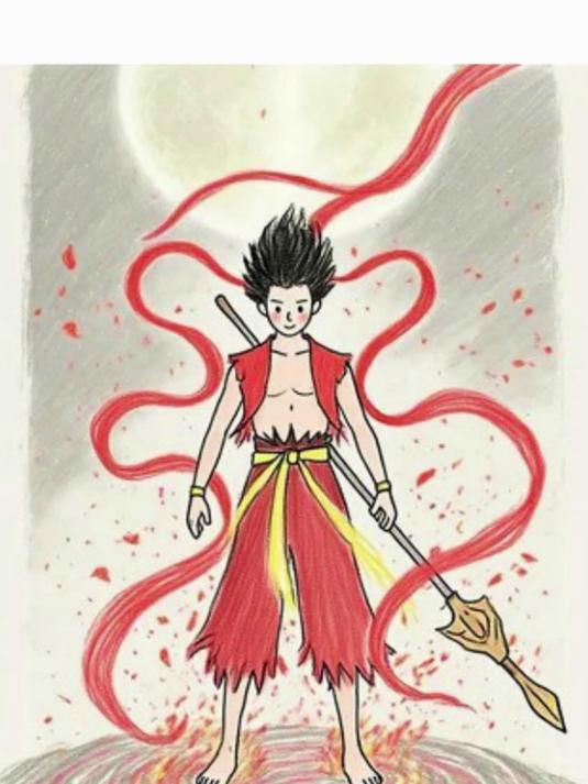 通过哪吒插画看传统与现代的完美融合
