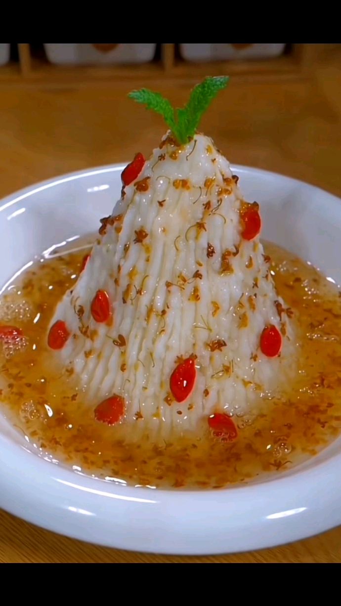 秋天来了!山药一定要多吃哦!桂花山药泥送给你