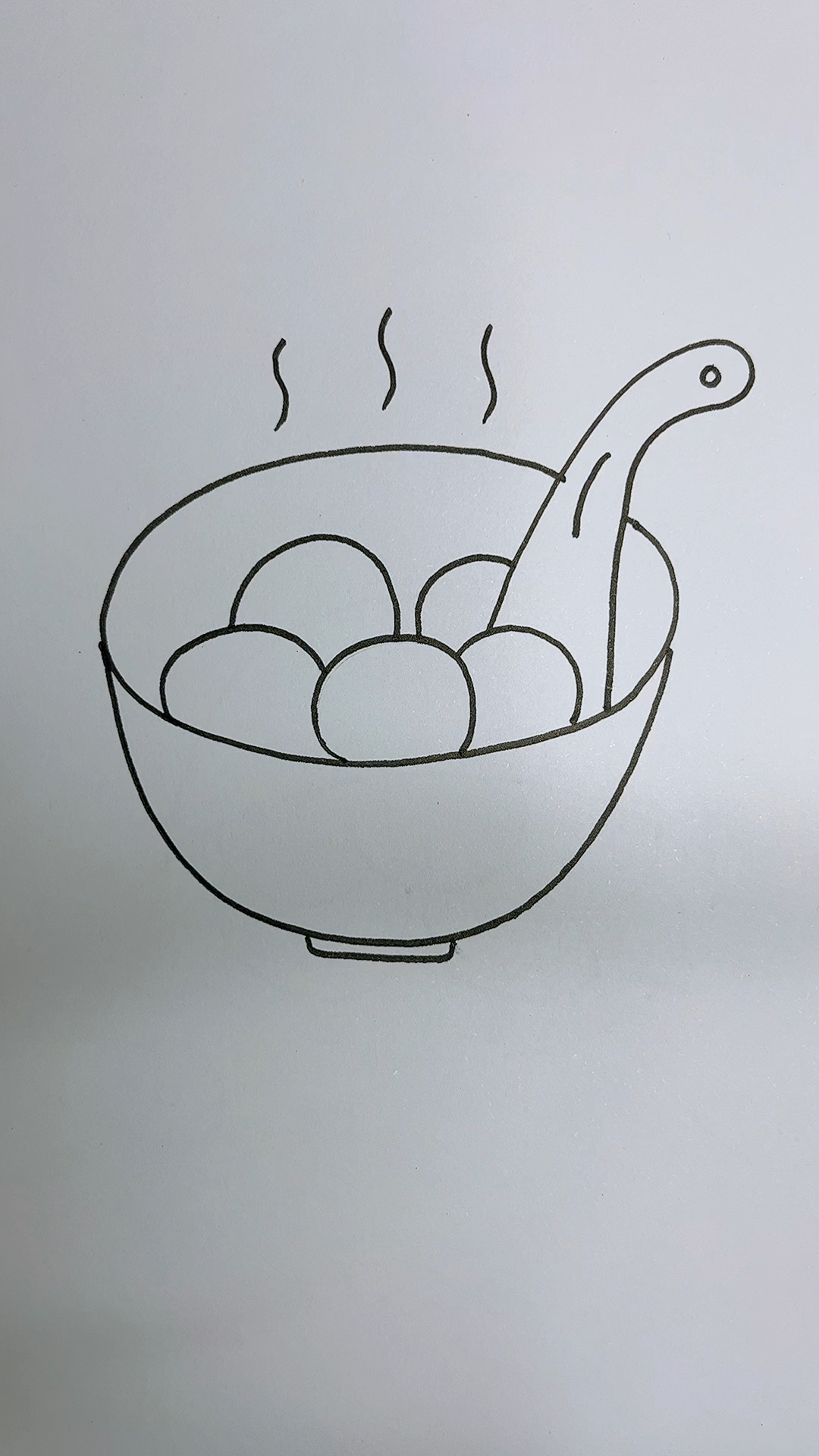 你真的会画汤圆吗