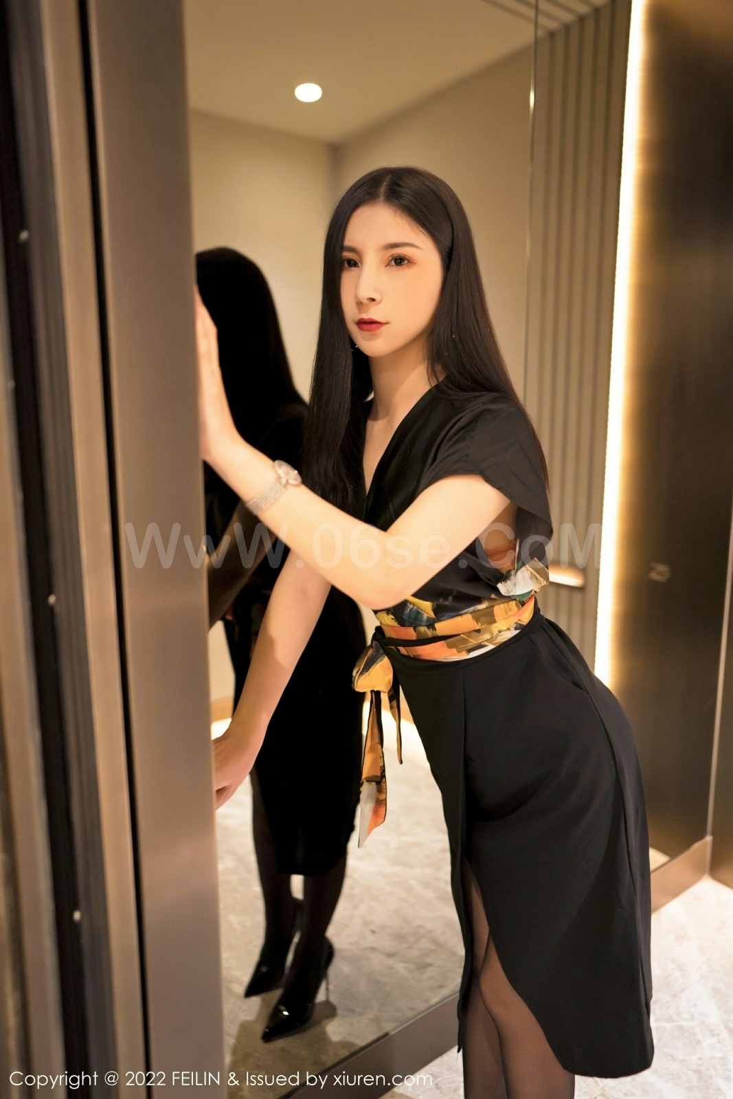 图片[16]-[FEILIN嗲囡囡] 2022.06.27 VOL.450 小蛮妖Yummy-六色网