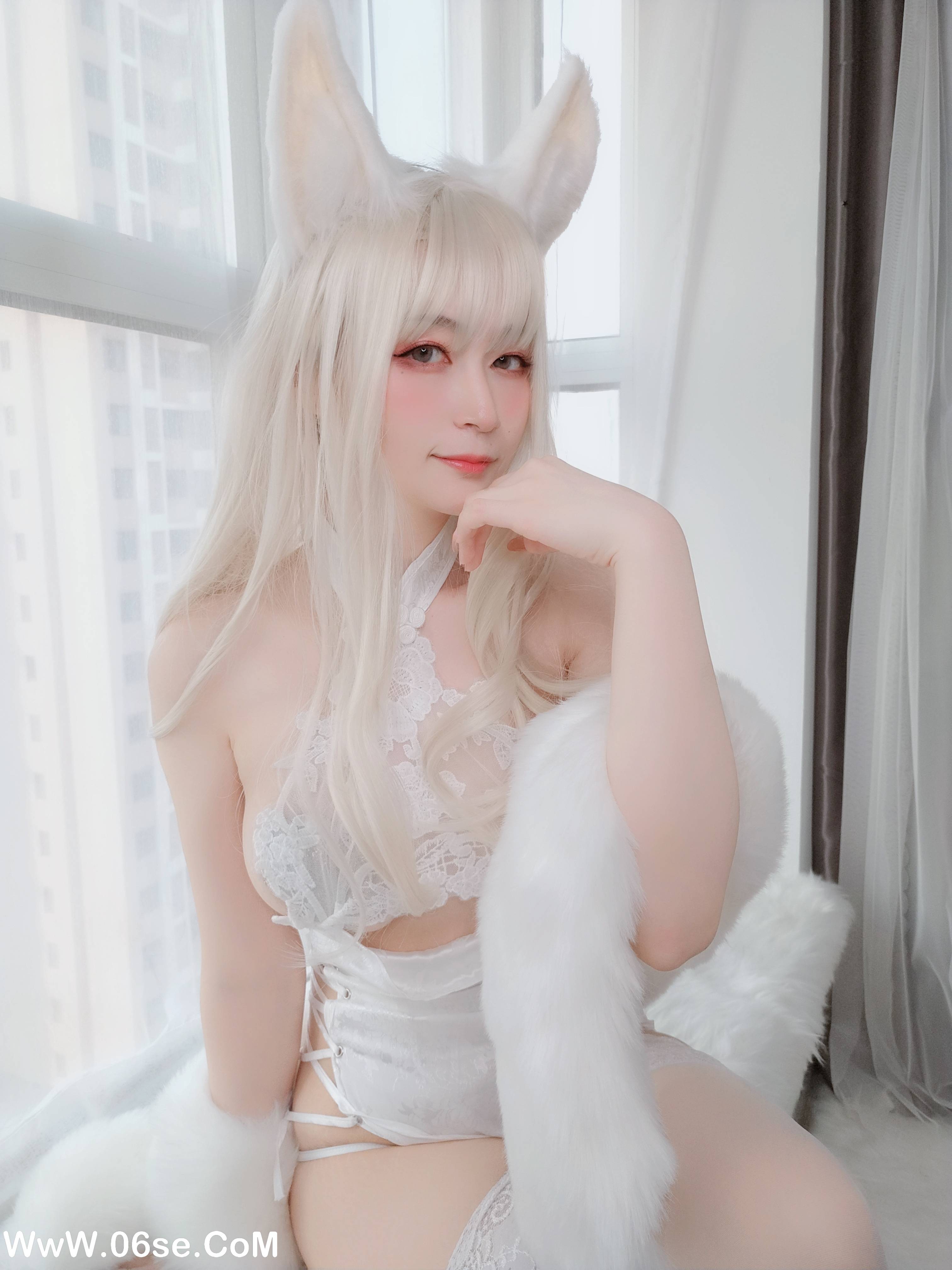 图片[94]-Coser小姐姐白银 NO.054 – 白兔[101P+6V683M]-六色网