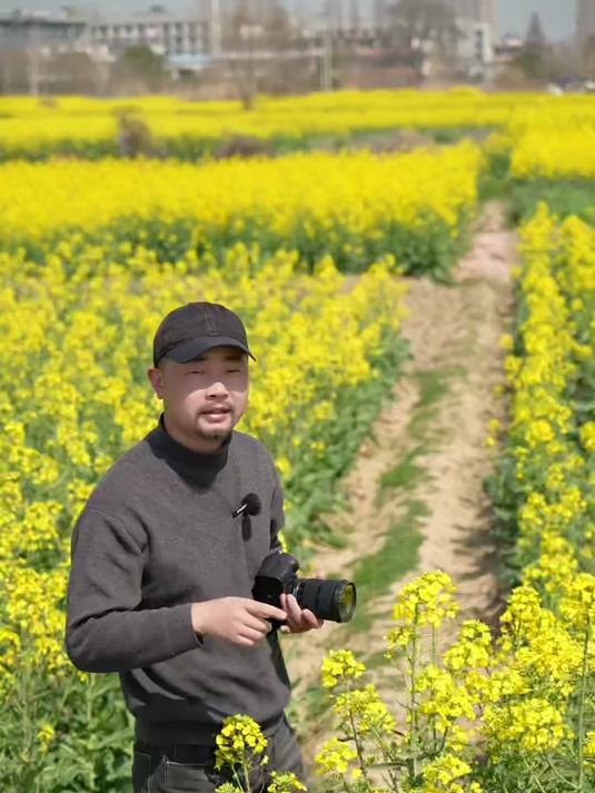 春天当然要拍油菜花美照啦,教程已安排,快去拍～