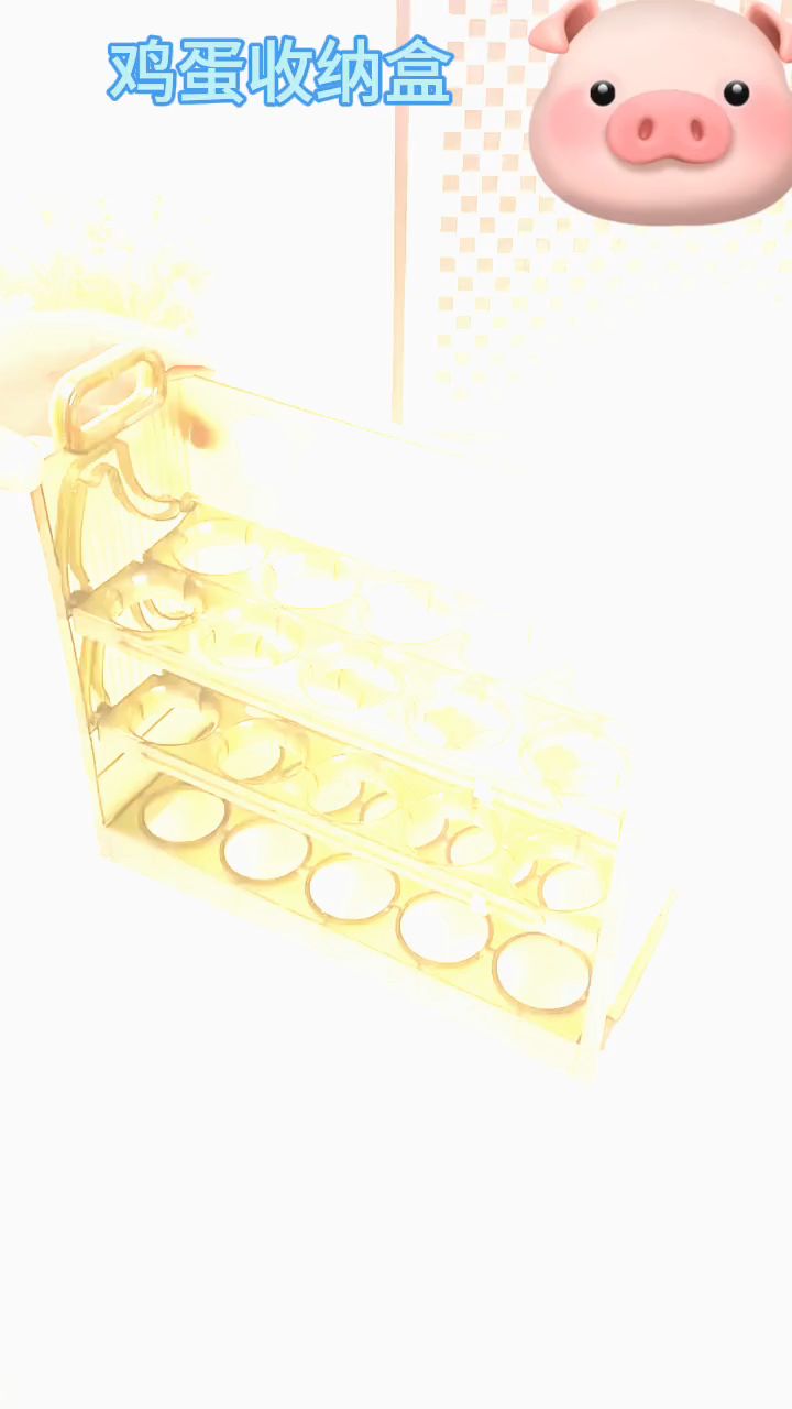 鸡蛋收纳盒,带日期,带标签,可以吃到新鲜的蛋