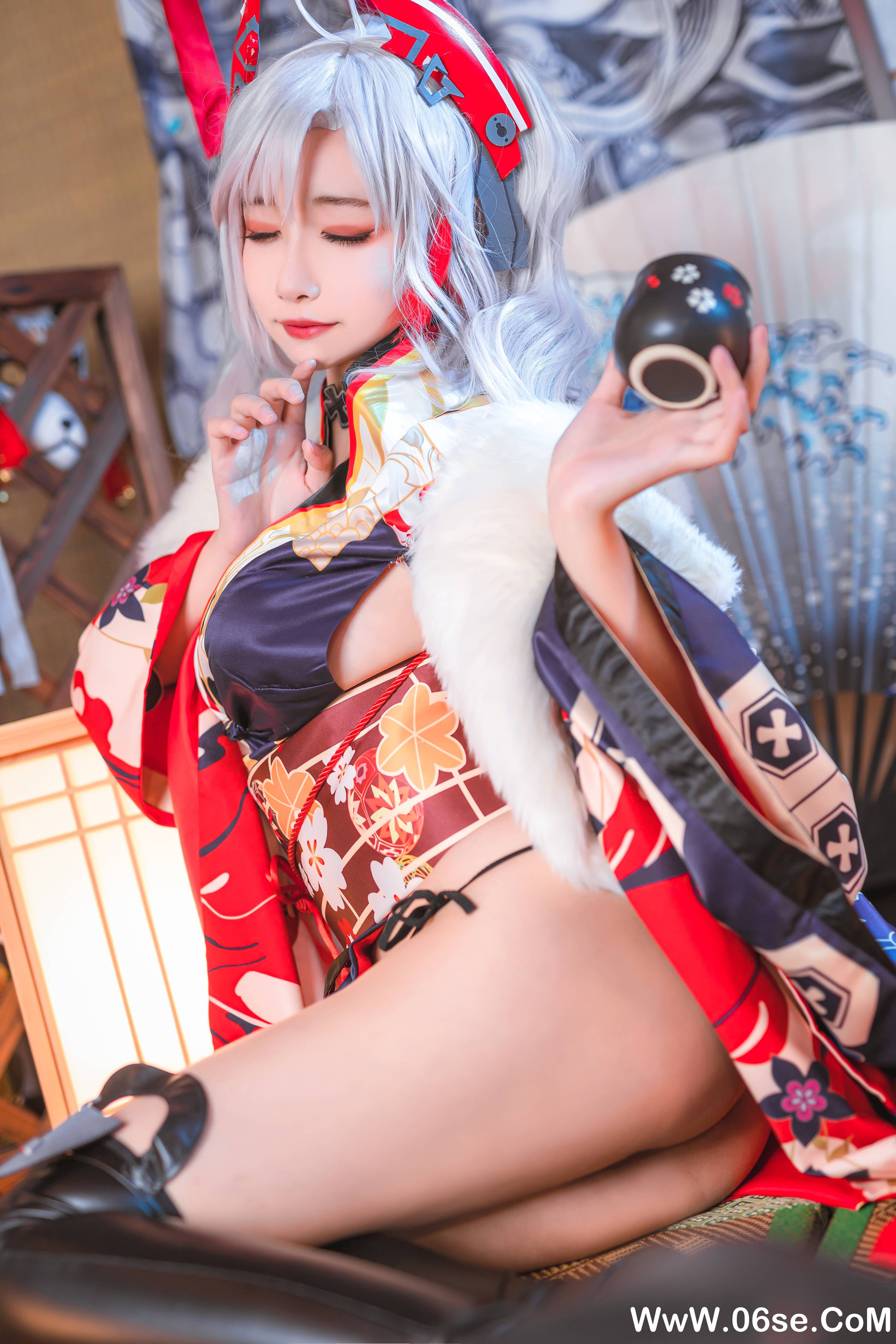 Momoko葵葵 NO.022 – 欧根之和服[20P163M]-六色网