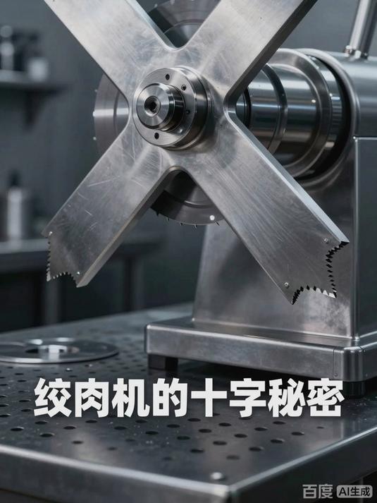 为什么绞肉机的刀片设计成十字形?