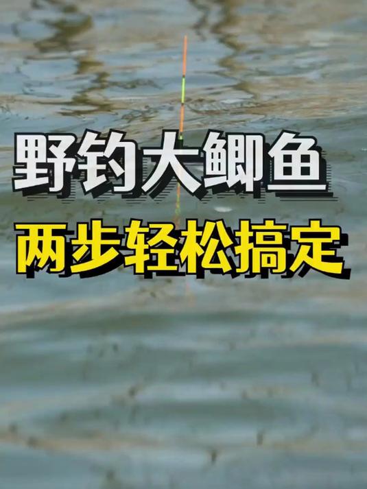 野钓大鲫鱼，最简单方便的两步调漂方法！