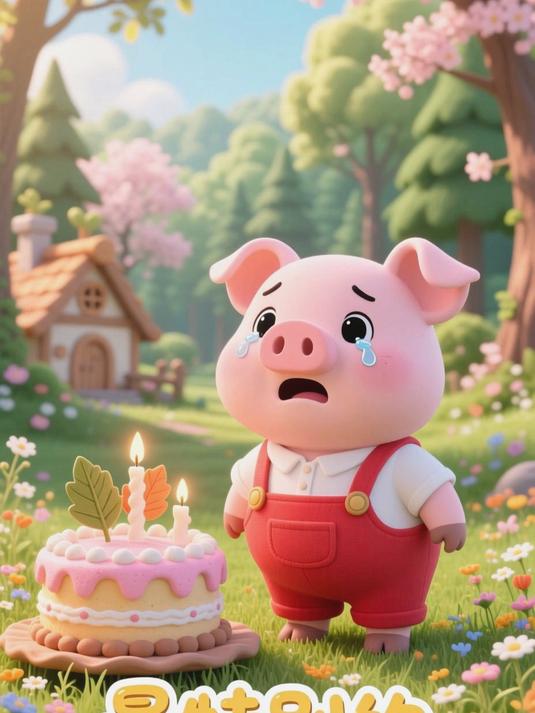 小猪的黏土蛋糕与生日惊喜