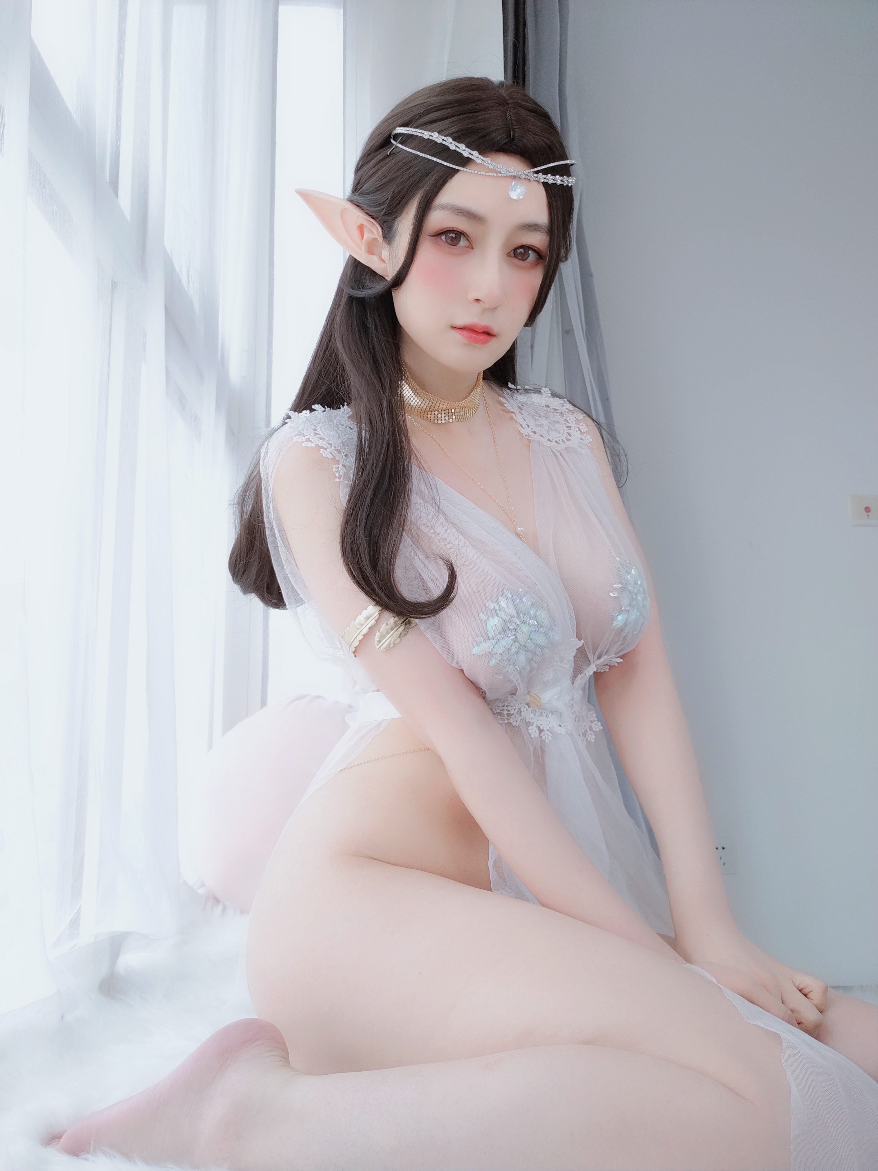 图片[21]-Coser小姐姐白银 NO.038 – 精灵宝石内衣 [70P164M]-六色网