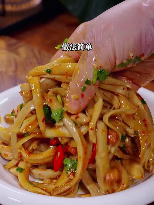 超好吃的杏鲍菇家常做法,滑滑嫩嫩的
