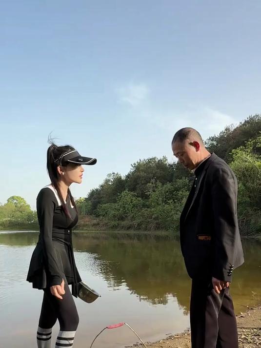 大爷说可以带走，但不是我 #钓鱼 #女钓手 #钓鱼视频 #钓鱼人精神