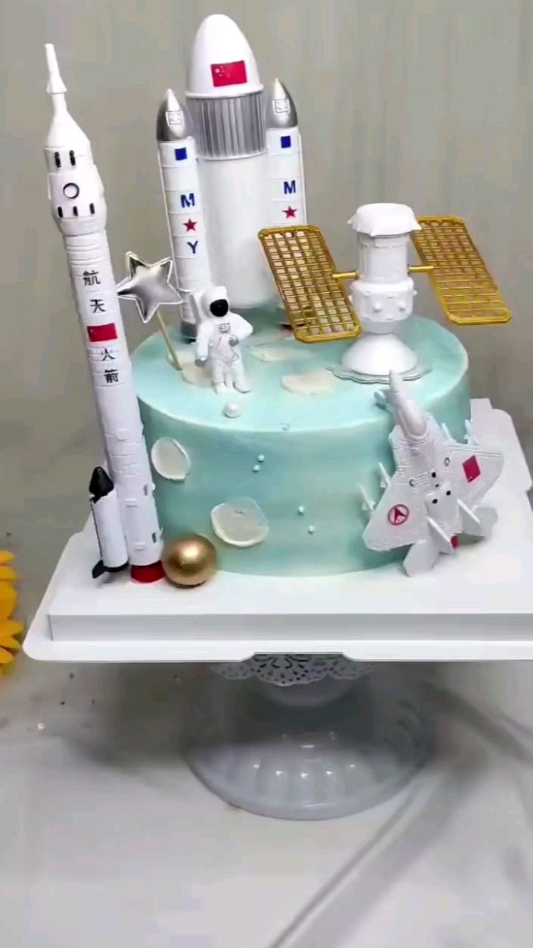 生日蛋糕,航天飞机,一飞冲天