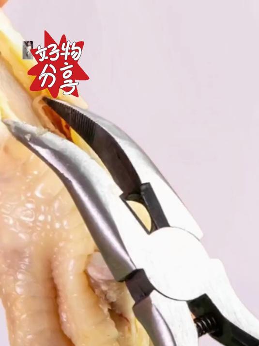 鸡爪去骨神器无骨鸡爪全自动脱骨钳不锈钢剥骨工具取骨专用剔骨