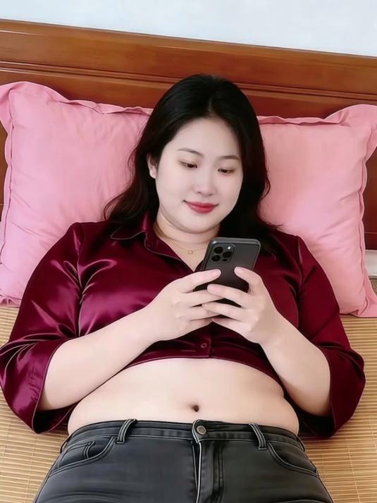 缎面上衣配裤子！这套活力穿搭你打几分？