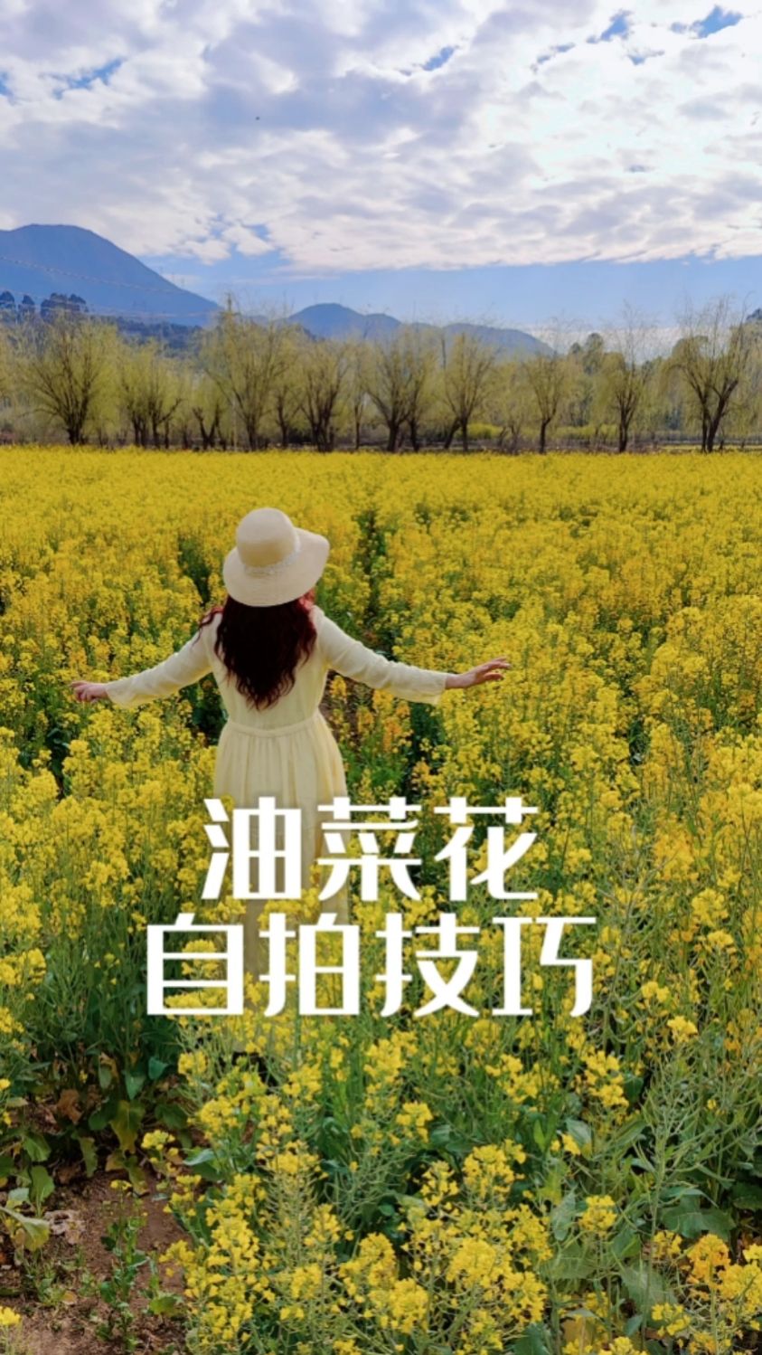 油菜花怎么拍?教你3招用手机拍出浪漫大片#一加10pro