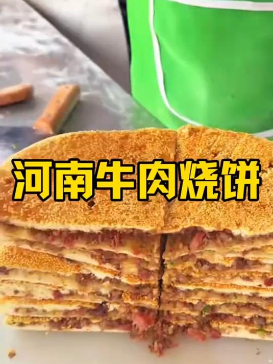 河南牛肉烧饼